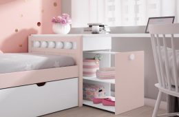 mueble infantil con cajón desplegable niña