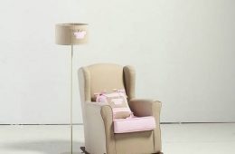 sillón mecedora infantil con cojin