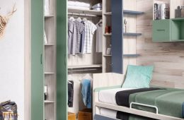 armario ropero dormitorio con estantes