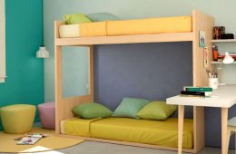 litera infantil en madera con diversos colores