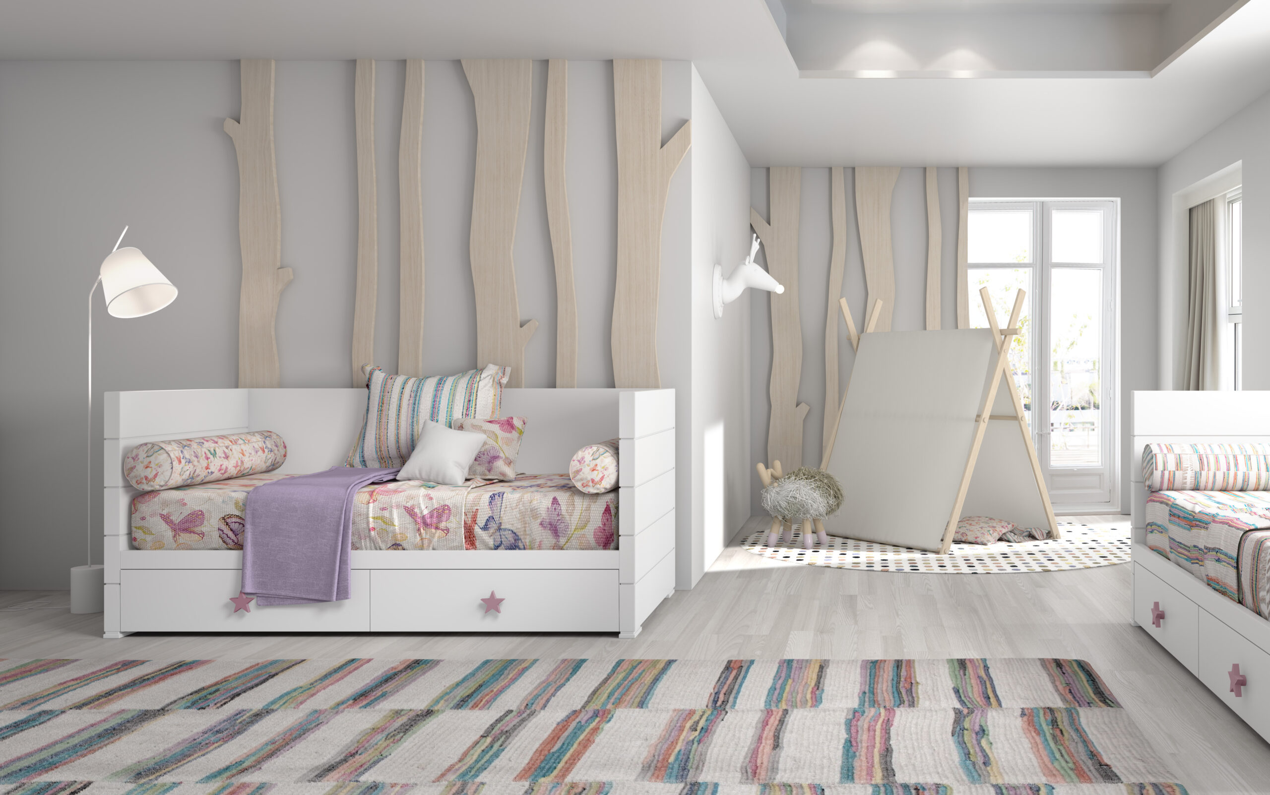 ¿Cómo diseñar habitaciones divertidas para niños?